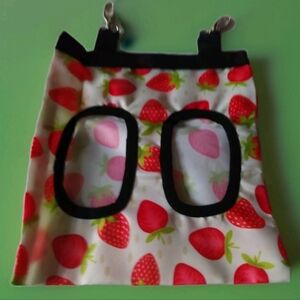 Hanging Hay Feed Bag, 2-Hole Hay Feed Bag, Guinea Pig, Small Critter Feed Bag